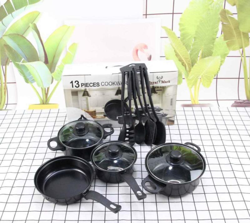 Trylikos dalių daugiafunkcinis puodų ir įrankių rinkinys