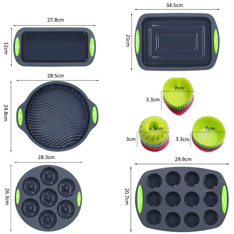 Silikoninių formelių rinkinys