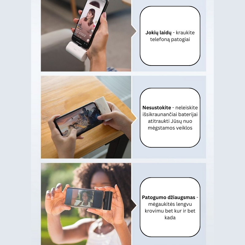 Išmanioji išorinė baterija