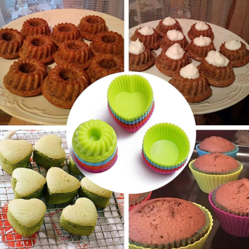 Silikoninių formelių rinkinys