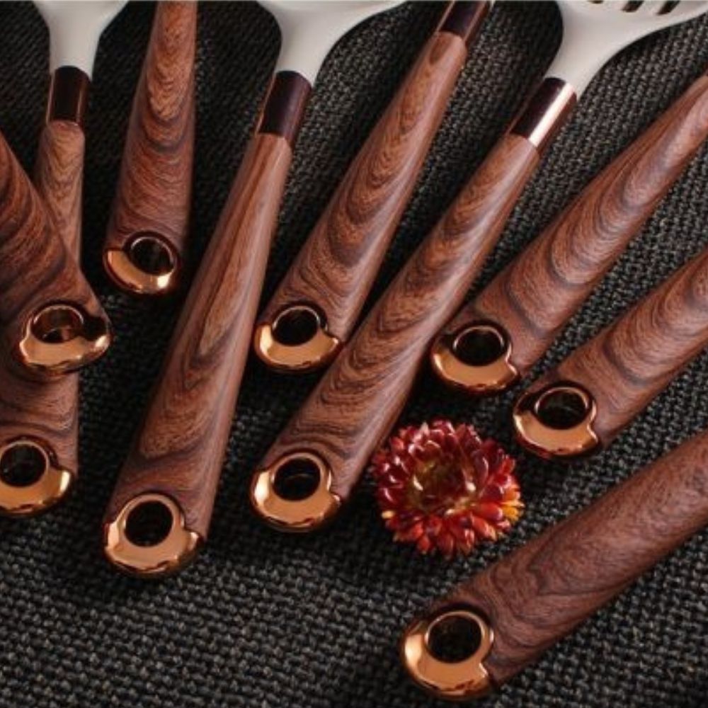 Silikoninių virtuvės reikmenų rinkinys