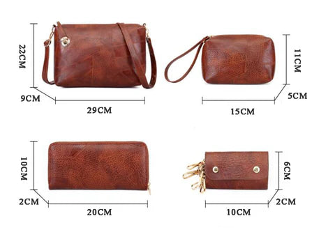 6 Dalių moteriškų rankinių rinkinys