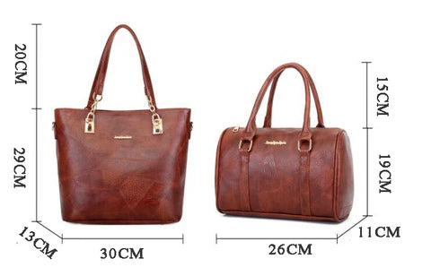 6 Dalių moteriškų rankinių rinkinys