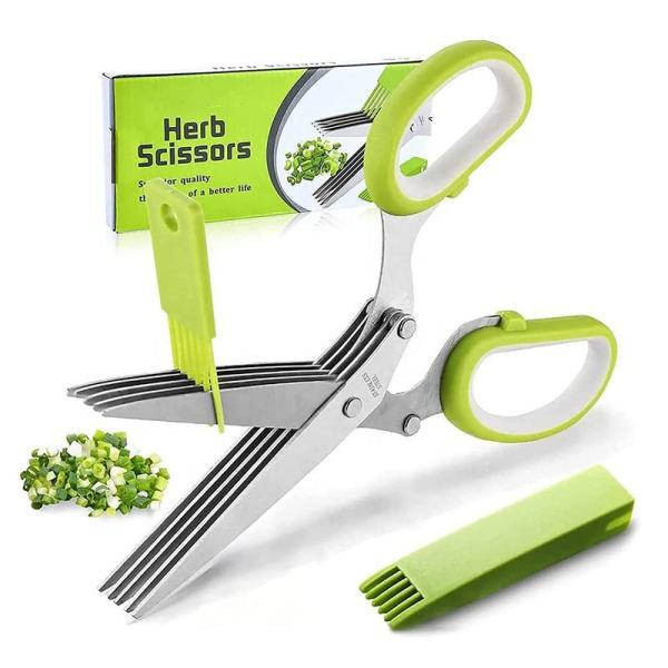 5 ašmenų virtuvės žirklės