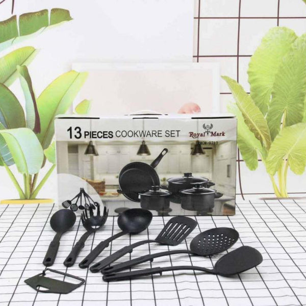 Trylikos dalių daugiafunkcinis puodų ir įrankių rinkinys